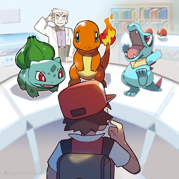 Your journey begins, which starter you choosing?