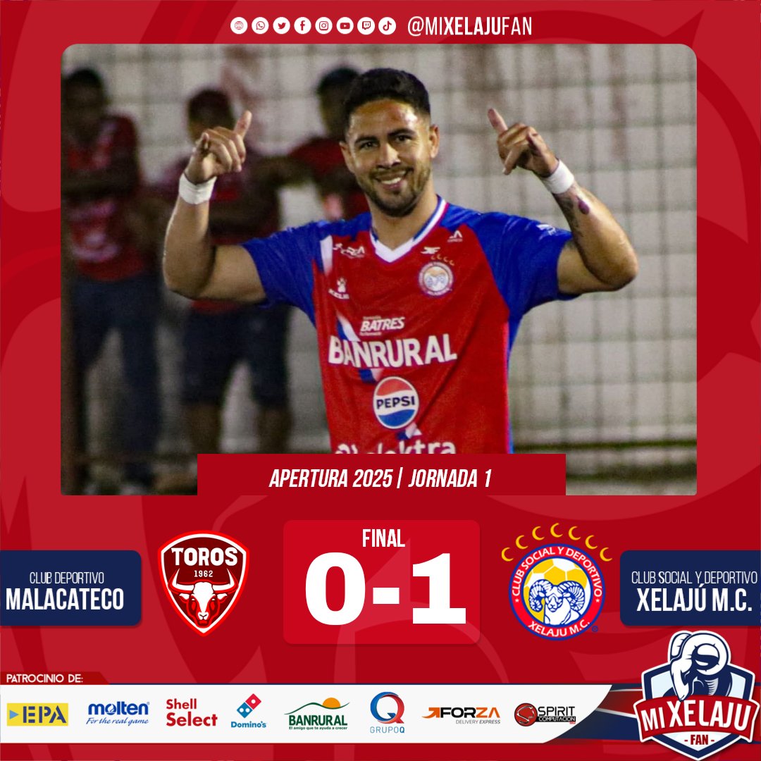 FINALIZA EL JUEGO 

#Malacateco 0-1 #XelajuMC 

#Fútbol #LNFG #Xela #Apertura2025 #Quetzaltenango #FYP #Viral #Superchivos