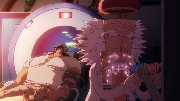 vickyamin_'s tweet photo. Dear One Piece Rp.1136. Plis dong?!?!?! We've known for a while that Kuma is the good guy here but these past 7-8 eps really made us so close emotionally to him and Bonney and when Vegapunk bursted to tears I was like, PLIS DONG?!?! 😭😭😭😭😭 https://t.co/1c5uPOR2Ag