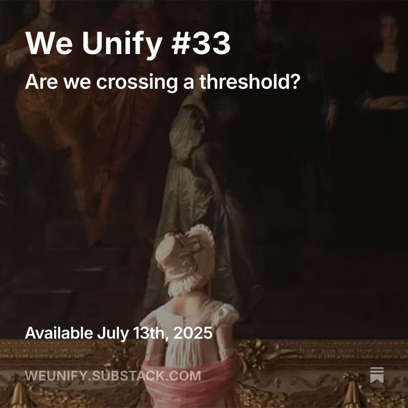 we_unify's tweet image. We have published a new Substack newsletter with news and important updates. weunify.substack.com/p/33 We welcome you to register for our upcoming Reclaiming Conference prior to the next discounted ticket deadline on August 4, 2025. Thank you for sharing and subscribing for the…