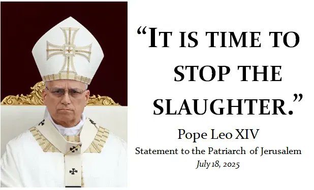 WarsawErik's tweet image. 🇻🇦🇵🇸 The new Pope, just like the last Pope, stands against the Genocide of Gaza!