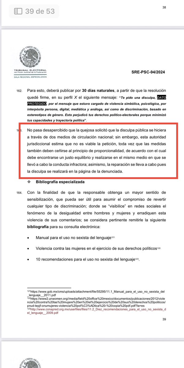 LauraBruges's tweet photo. 😒 Día  8/30 No creo en las buenas intenciones de  #DatoProtegido porque según dice que con una disculpa le bastaba, PERO LOS HECHOS DICEN OTRA COSA 

La RESOLUCIÓN del Tribunal revela que ella EXIGIÓ que esa disculpa también se PUBLICARA en al menos dos MEDIOS DE CIRCULACIÓN NACIONAL