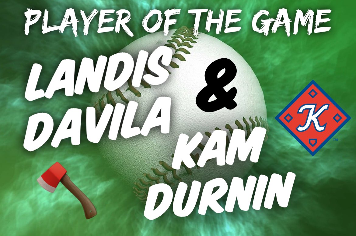 Mark Davis (@kptbaseballfan) on Twitter photo 2-3 PUNCH IN THE LINEUP 🥊
<a href="/landis_davila/">landis davila</a> 2-4, 2B, 3 RBIs, Run
<a href="/Gr8Kambino/">Kam Durnin</a> 2-4, 2B, 2 RBIs, 3 Runs
Both are our <a href="/KingsportAxmen/">Kingsport Axmen</a> Player of the Game in a thrilling victory over Danville!!
#AxesUp 🪓⚾️ 2-3 PUNCH IN THE LINEUP 🥊
<a href="/landis_davila/">landis davila</a> 2-4, 2B, 3 RBIs, Run
<a href="/Gr8Kambino/">Kam Durnin</a> 2-4, 2B, 2 RBIs, 3 Runs
Both are our <a href="/KingsportAxmen/">Kingsport Axmen</a> Player of the Game in a thrilling victory over Danville!!
#AxesUp 🪓⚾️