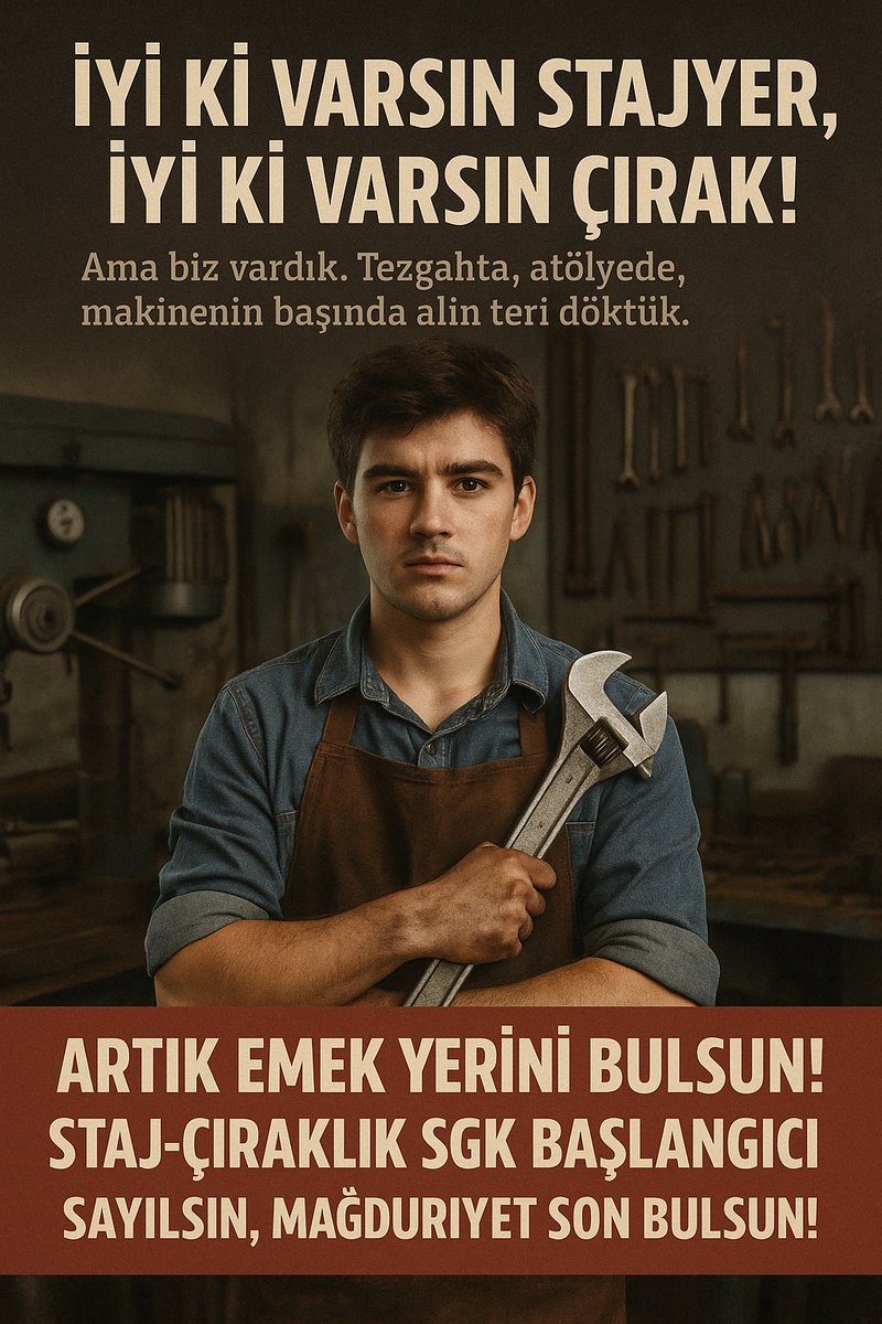 Salih Berk (@salihb77) on Twitter photo <a href="/kanko_muhip/">Prof. Dr. Mühip Kanko</a> <a href="/CirakStajFED/">STAJ VE ÇIRAKLIK SİGORTASI MAĞDURLARI FEDERASYONU</a> <a href="/KOCAELi_SCSM/">KOCAELİ STAJ ve ÇIRAKLIK MAĞDURLARI DERNEĞİ</a> <a href="/NumanKurtulmus/">Numan Kurtulmuş</a> ⚡ Stajda prese kolunu kaptıran Arda, çırakken düşen Zekai… “Öğrenci” dediniz, ama bu çocuklar işçiydi! enzoru bu vicdansızlığa dur de! Kısa kol sigorta değil, tam hak istiyoruz! 📺
#Staj
#Çıraklık
#Sigortası
#Başlangıç
#Olsun <a href="/kanko_muhip/">Prof. Dr. Mühip Kanko</a> <a href="/CirakStajFED/">STAJ VE ÇIRAKLIK SİGORTASI MAĞDURLARI FEDERASYONU</a> <a href="/KOCAELi_SCSM/">KOCAELİ STAJ ve ÇIRAKLIK MAĞDURLARI DERNEĞİ</a> <a href="/NumanKurtulmus/">Numan Kurtulmuş</a> ⚡ Stajda prese kolunu kaptıran Arda, çırakken düşen Zekai… “Öğrenci” dediniz, ama bu çocuklar işçiydi! enzoru bu vicdansızlığa dur de! Kısa kol sigorta değil, tam hak istiyoruz! 📺
#Staj
#Çıraklık
#Sigortası
#Başlangıç
#Olsun