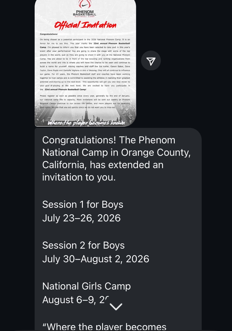 jace_tm44850's tweet photo. Got invited to the phenom national camp https://t.co/uvESrZSxLb