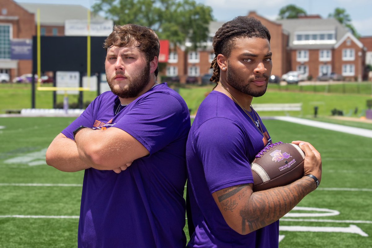 NSUDemonsFB's tweet image. Next stop 👉 @southlandsports media day ft. Cam George and Caleb Billiot 😈
#ForkEm #NSUFB25