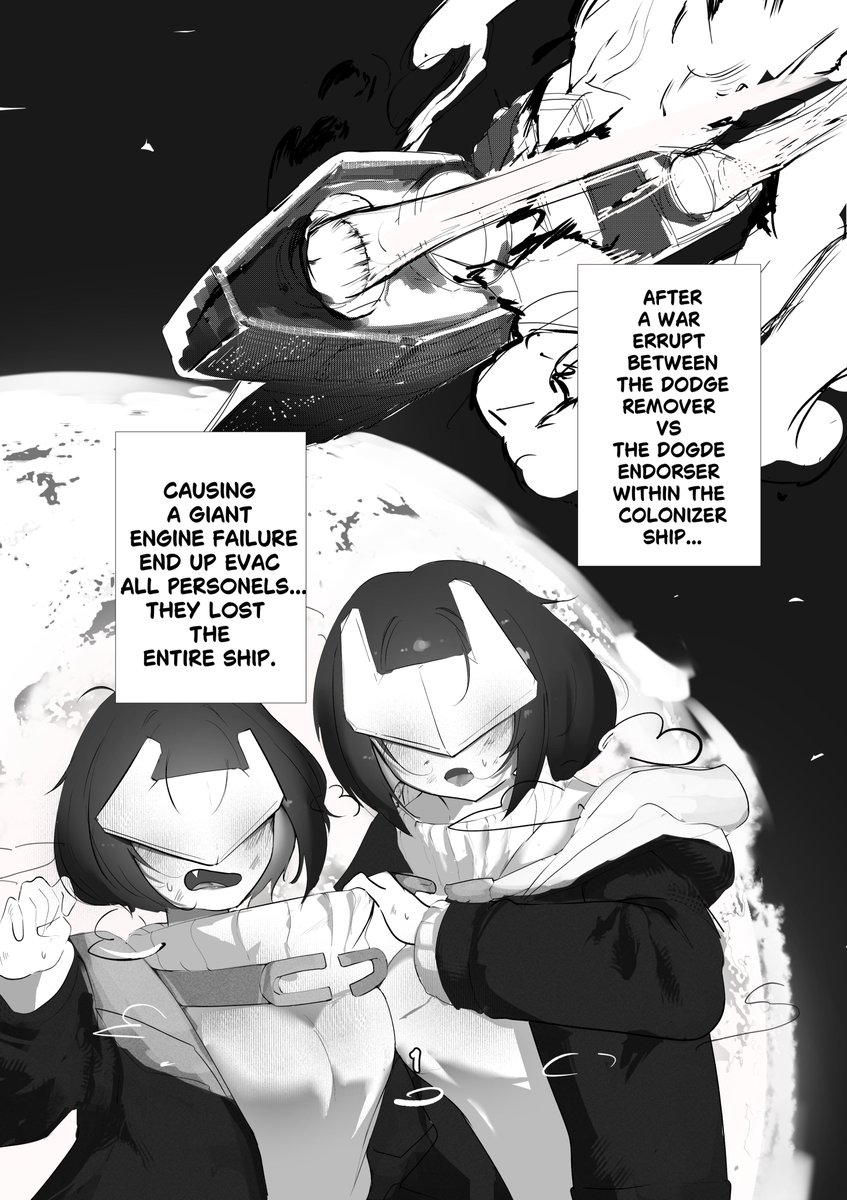 bokkuro4's tweet image. a little #ArknightsEndfield comic📦
of what if we have two endmin, they hate each others and we lost the mothership?
#Arknights #アークナイツエンドフィールド