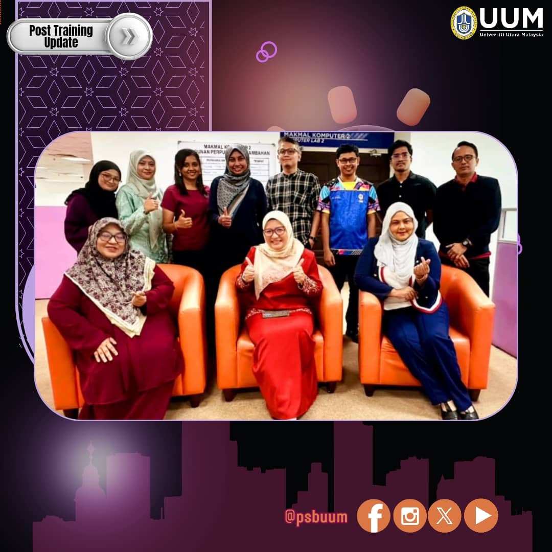 psbuum's tweet photo. 17th June 2025
10:00 a.m – 12:00 p.m

🎓LIBRARY TRAINING

🖥️Module: Maximizing Library Database for Students 2.0
👩🏼‍🏫Trainer: Mrs. Sakinah Zainol
🧑🏻‍💻Participants:  Postgraduate students
💼Organizer: Perpustakaan Sultanah Bahiyah

#UUM
#PerpustakaanSultanahBahiyah
#PSBliteracyclass https://t.co/mnYztOiMI8