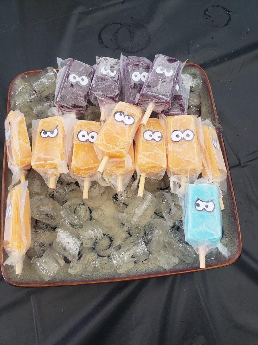 GuzmanGreNas's tweet image. Despues de meses planeando la fiesta de mi hija tematica de #Splatoon3 porfin quedo