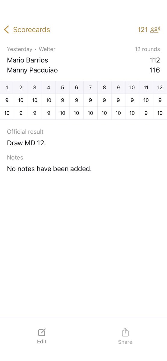 Here's how I scored Mario Barrios vs Manny Pacquiao <a href="/fightscoresapp/">Fight Scores</a> #boxing!