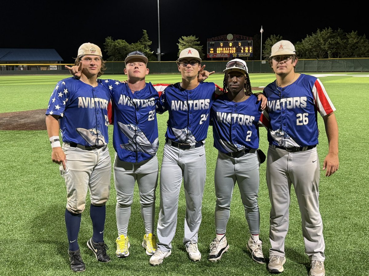 Kyle Flax (@kflax24) on Twitter photo Jayhawk League All Star Team Red gets the W! Big futures ahead for these young men! <a href="/aviatorsbsbll/">Haysville Aviators</a>
<a href="/GamalielJones/">Gamaliel Jones</a> 1-2 2B, SB, 1R
<a href="/NashCrosby3/">Nash Crosby</a> 2 IP, 0R, Save!
Bryson Lake - Starter, 1–2-3 inning!
<a href="/CooperSenne/">Cooper Senne</a> 1IP, 1R
<a href="/connor_rabe2/">Connor Rabe</a> =DUDE
<a href="/OdessaCBaseball/">Odessa College Baseball</a> <a href="/RamsASUbaseball/">Angelo State Rams Baseball</a> <a href="/fost48/">Adam Foster</a> Jayhawk League All Star Team Red gets the W! Big futures ahead for these young men! <a href="/aviatorsbsbll/">Haysville Aviators</a>
<a href="/GamalielJones/">Gamaliel Jones</a> 1-2 2B, SB, 1R
<a href="/NashCrosby3/">Nash Crosby</a> 2 IP, 0R, Save!
Bryson Lake - Starter, 1–2-3 inning!
<a href="/CooperSenne/">Cooper Senne</a> 1IP, 1R
<a href="/connor_rabe2/">Connor Rabe</a> =DUDE
<a href="/OdessaCBaseball/">Odessa College Baseball</a> <a href="/RamsASUbaseball/">Angelo State Rams Baseball</a> <a href="/fost48/">Adam Foster</a>