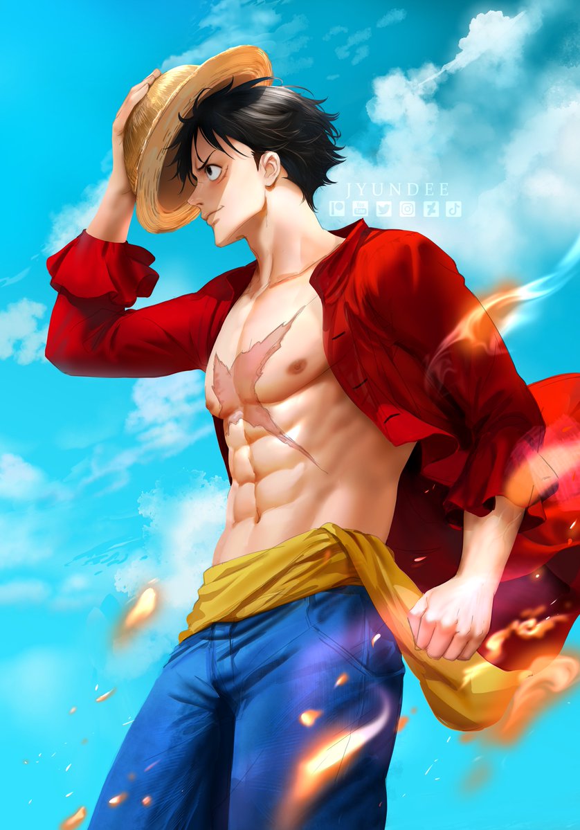 jyundeeARTs's tweet image. searching for the One Piece 
#luffy