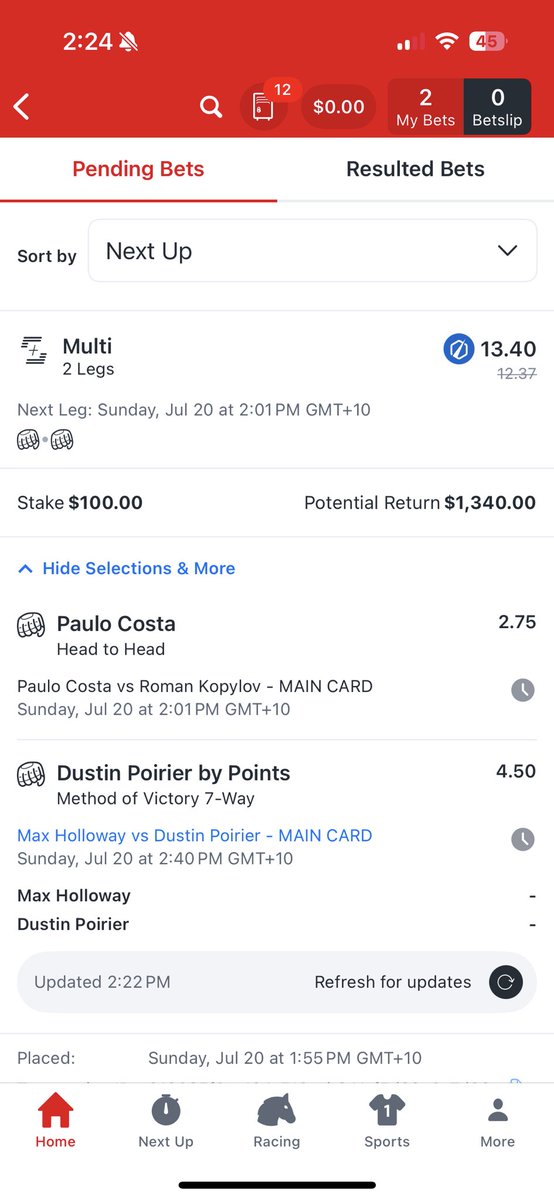 ronaldeano95's tweet photo. @sportsRgay My bet for tonight https://t.co/OhOitOI43D