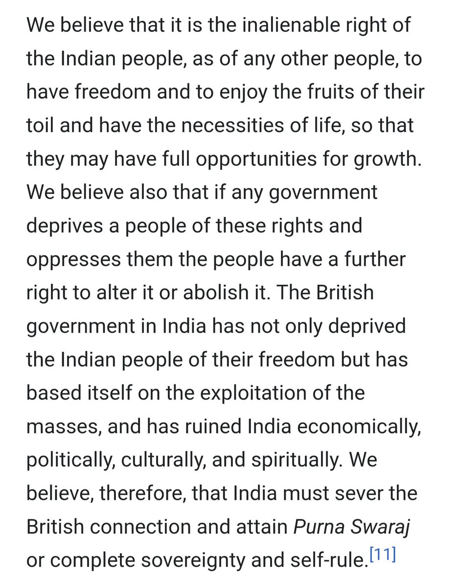 Indians are oppressed with over regulation and over taxation. This was by Gandhi but you can just skip the word British and see that nothing has changed

Indian citizens need to take back control over their lives instead of supporting a mai baap sarkaar