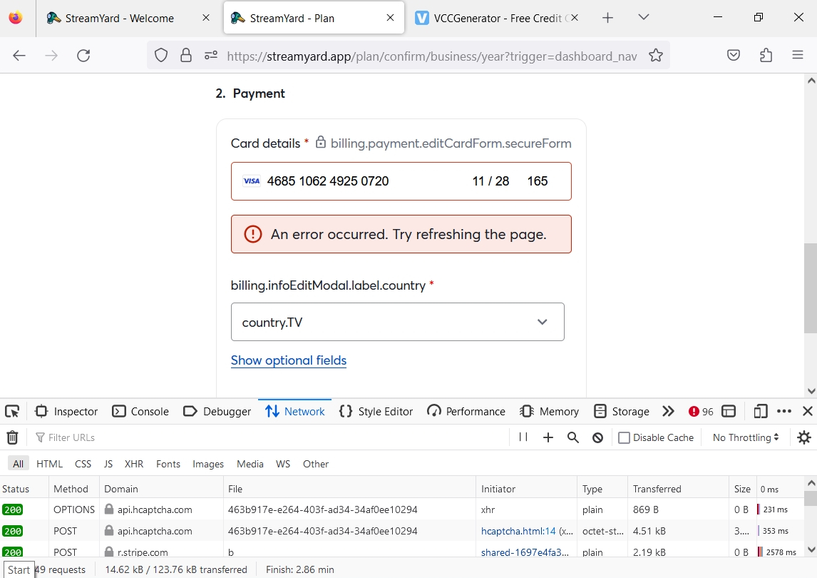 alvosec's tweet image. Here&apos;s how an innocent-looking website can, at first glance, infect your system, compromise your wallets, your social media accounts, and your credit card details.

Do not interact with any of these domains:

streamyard[.]app
streamyard[.]net

#malware #PhishingScam…