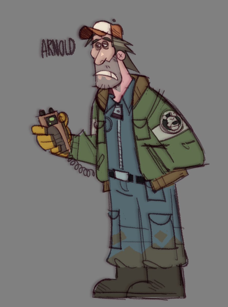 htoast_art's tweet image. My take on Arnold from Secret of the Mimic