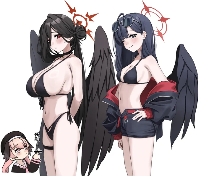 #ブルアカ 驚異の胸囲差