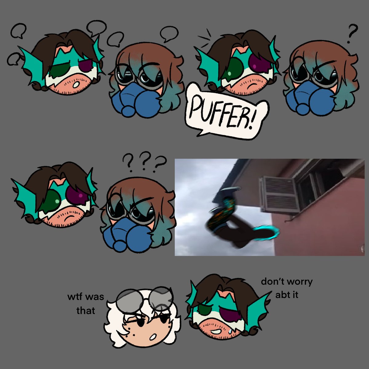 Kenzie 🍵 (@tealleavez) on Twitter photo ~ragtag au~
it’s ragtag puffer and kryoz and their silly ass dynamic against the world…
(ty <a href="/rye_am_bread/">rye/liv - it/its - gay moth #22 - TWITCH CON</a> for the suggestion hehe >:3c) ~ragtag au~
it’s ragtag puffer and kryoz and their silly ass dynamic against the world…
(ty <a href="/rye_am_bread/">rye/liv - it/its - gay moth #22 - TWITCH CON</a> for the suggestion hehe >:3c)