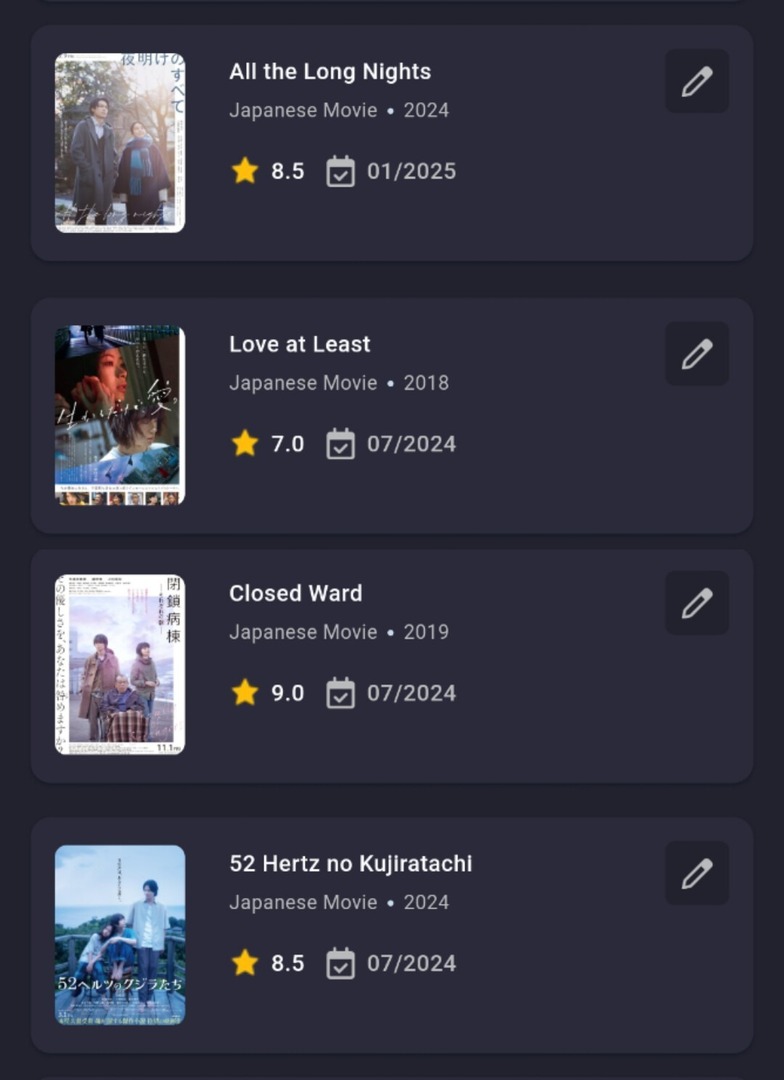 /jdm halo, mau minta rekomendasi j-movie yg tentang mental illness gini dong... Pokoknya yg ada scene agak mentrigger dan sangat sangat emosional gitu.... thank you 🙇🏻