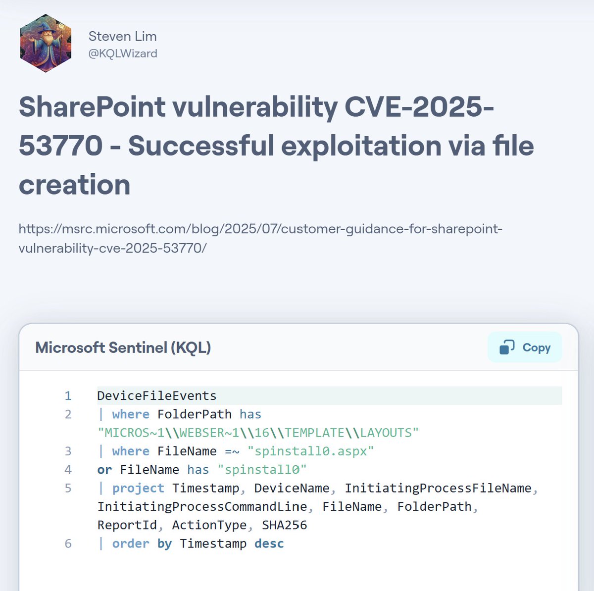 🚨 Active Exploitation Alert — Microsoft SharePoint Vulnerabilities 🚨

Unit 42 is observing active global exploitation of two critical Microsoft SharePoint vulnerabilities: CVE-2025-49704 and CVE-2025-49706. According to Shodan, there are 811 instances that are internet facing.