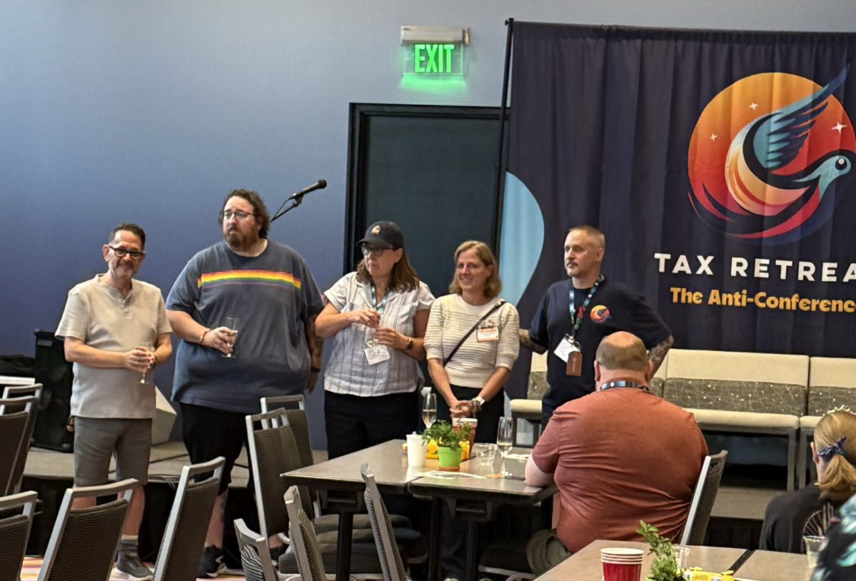 Brenda C, CPA (@bsuecannon) on Twitter photo Thanks Tax Retreat organizers! It was great!!!
<a href="/NeverCallMeRich/">Richard Roppa-Roberts (he/him)</a>
<a href="/korlando2251/">Not That Karen</a>
<a href="/SparkleCate/">Catharine 🌺</a>
<a href="/cbriancpa/">Brian Streig, CPA</a> Thanks Tax Retreat organizers! It was great!!!
<a href="/NeverCallMeRich/">Richard Roppa-Roberts (he/him)</a>
<a href="/korlando2251/">Not That Karen</a>
<a href="/SparkleCate/">Catharine 🌺</a>
<a href="/cbriancpa/">Brian Streig, CPA</a>