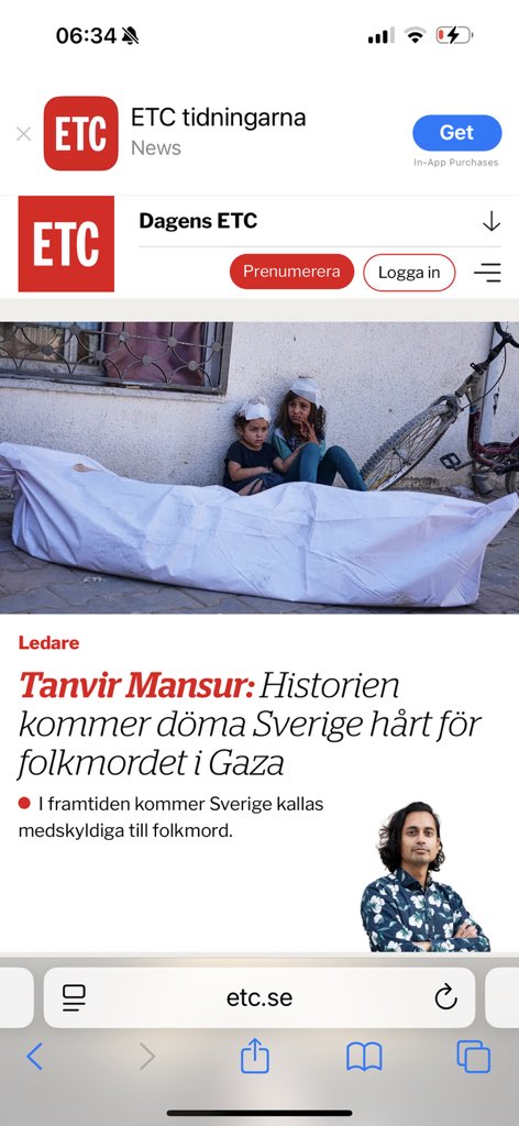 I dag läser vi: etc.se/ledare/histori…