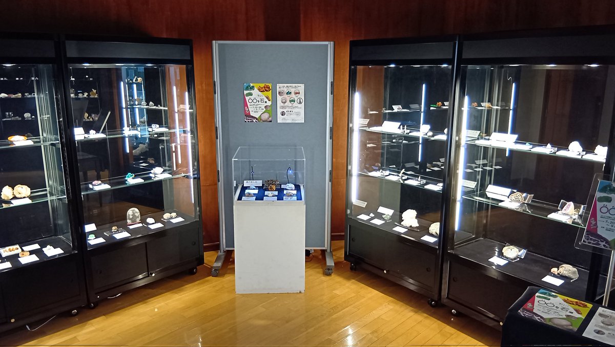 ishitokenji's tweet image. 島本奏汰さんがご両親と共に来館し、『◯◯な石展』の展示が完成しております。
9つのジャンル各々に拘わった展示になっていますので、ぜひじっくりとご覧頂けますようお願い致します🙇