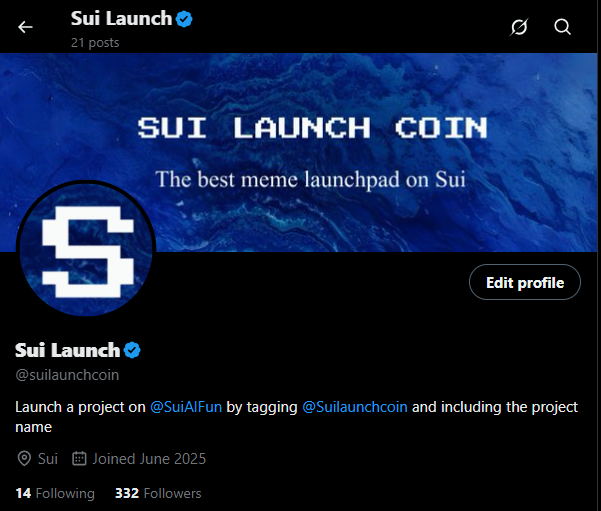 suilaunchcoin's tweet photo. β
We've just received the verified badge on X!
This means more visibility for our posts β and more people discovering how easy it is to create memes via command line with @suilaunchcoin. π
Tons of exciting things are coming. Stay tuned for more updates! π
#SUAI #SUILAUNCH https://t.co/erFnHoWTLe