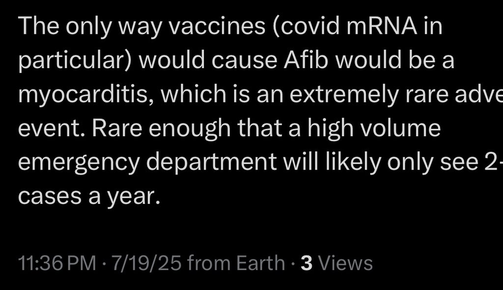 harryfisherEMTP's tweet image. I’m so sick of these people. Most of them aren’t on the front line. They aren’t even medical professionals.
Hey guys. AFIB, and other terrible things have been much worse since the COVID shot.
We live it, you deny it. Which is gas lightning. And government goes after fucking…