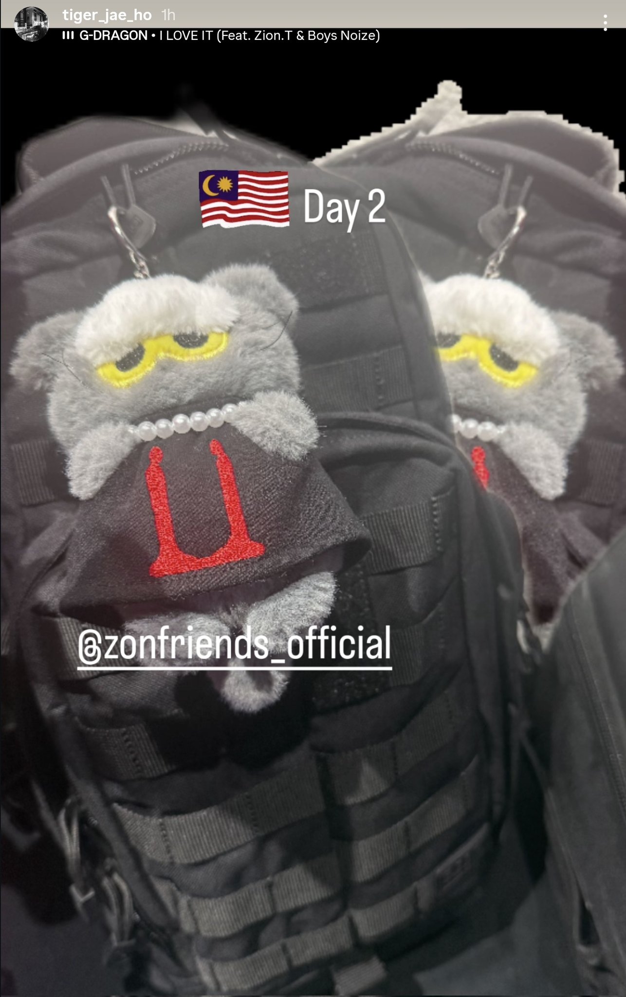 ZOA KEYRING ZONFRIENDS GDRAGON G-DRAGON - ZO&FRIENDS ZOA PLUSH KEYRING