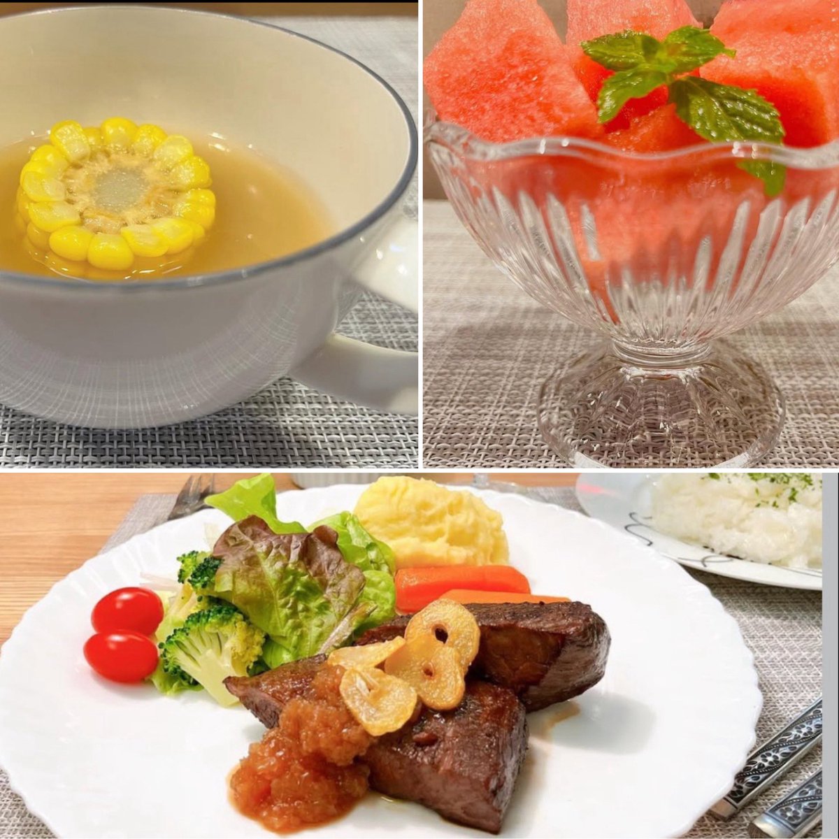 yuki209969051's tweet image. ็งใฎๆฅๆๆฅใฎ
lunch๐๐ด๐
ในใใผใญ๐ฅฉใฝใผในใฏ
2็จฎ้กใฎ่ชๅฎถ่ฃฝใ๐ค
ๆฐดใใๆนฏๆปใใฆ
็
ฎใใฐ็
ฎใใปใฉๅบๆฑใ
ๅพใฏใๅณๅใโฆ
ๅณๅๆฑๅณใฎใใฆใขใญใณใท๐ฝๆฟใใพใ๐
ใใถใผใใซ
ๅคงๅฅฝใใชในใคใซ๐ใ