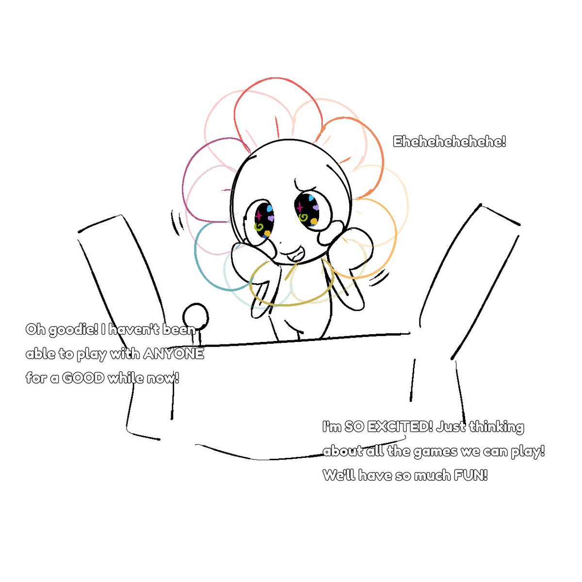 shininnovalites's tweet image. atwd!dandy is basically flowey from undertale reincarnate but we don't talk about that//