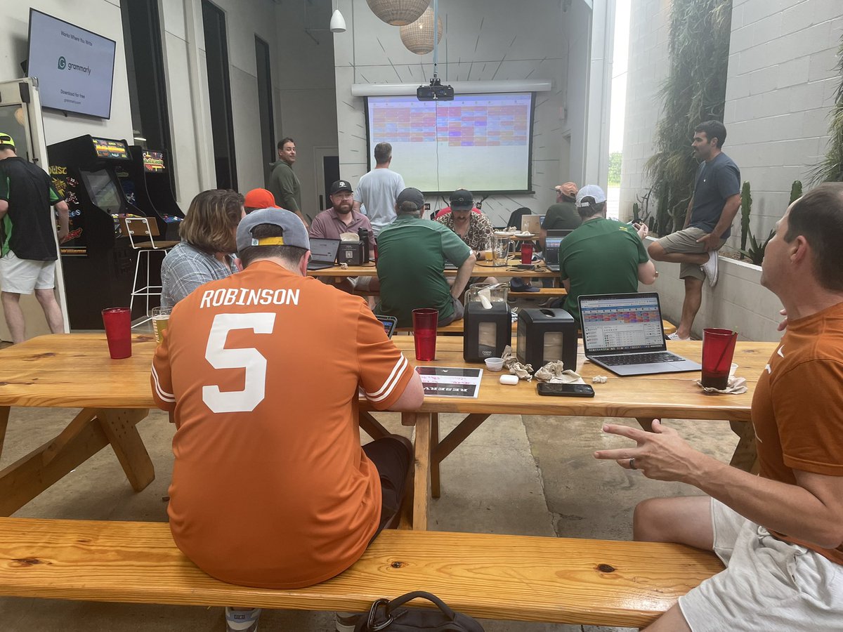 Eric Froton (@cffroton) on Twitter photo 🚨The Austin, TX LIVE #TadpoleBowl Draft is in the books!
With the #SFB Drafts in motion, I want to thank everyone who participated in the inaugural Tadpole Bowl which raised over $10,000 for <a href="/FantasyCaresOrg/">Fantasy Cares #fantasycares</a>! 🏆
FYI ScottFish24 & I have BIG plans for a future “Evolution”👀🚀 🚨The Austin, TX LIVE #TadpoleBowl Draft is in the books!
With the #SFB Drafts in motion, I want to thank everyone who participated in the inaugural Tadpole Bowl which raised over $10,000 for <a href="/FantasyCaresOrg/">Fantasy Cares #fantasycares</a>! 🏆
FYI ScottFish24 & I have BIG plans for a future “Evolution”👀🚀