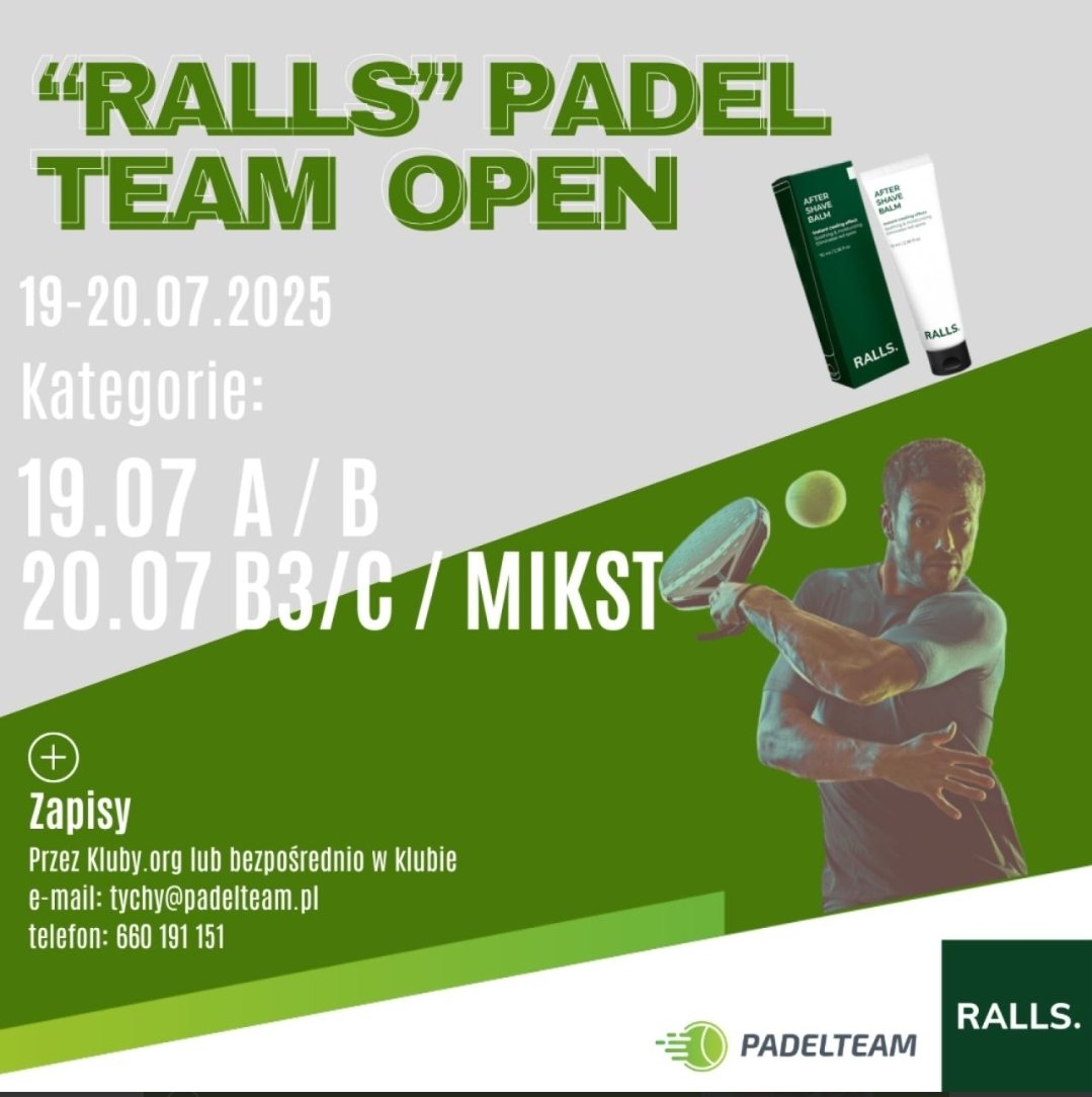 adik779's tweet image. Pierwszy mecz o 8:00 więc jak chcecie to trzymajcie kciuki a jak nie chcecie to też trzymajcie bo przecież mnie tak nie zostawicie samego bo to mój pierwszy taki turniej 🫣😉
Dobrej niedzieli ☕️👊
#PadelTeam 🎾💪