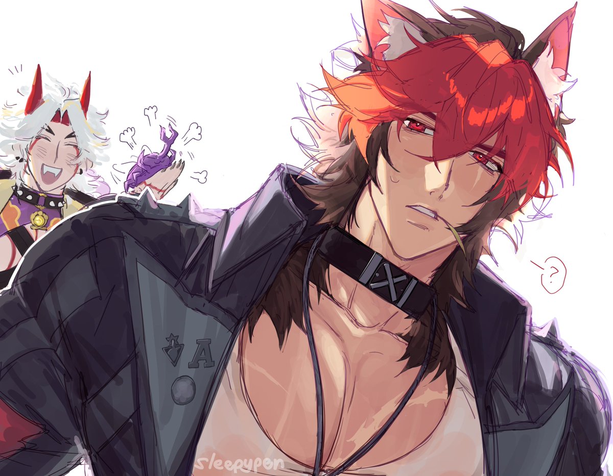 pium_art's tweet image. he&apos;s behind me isn&apos;t he 👹
#ZZZ #manato
