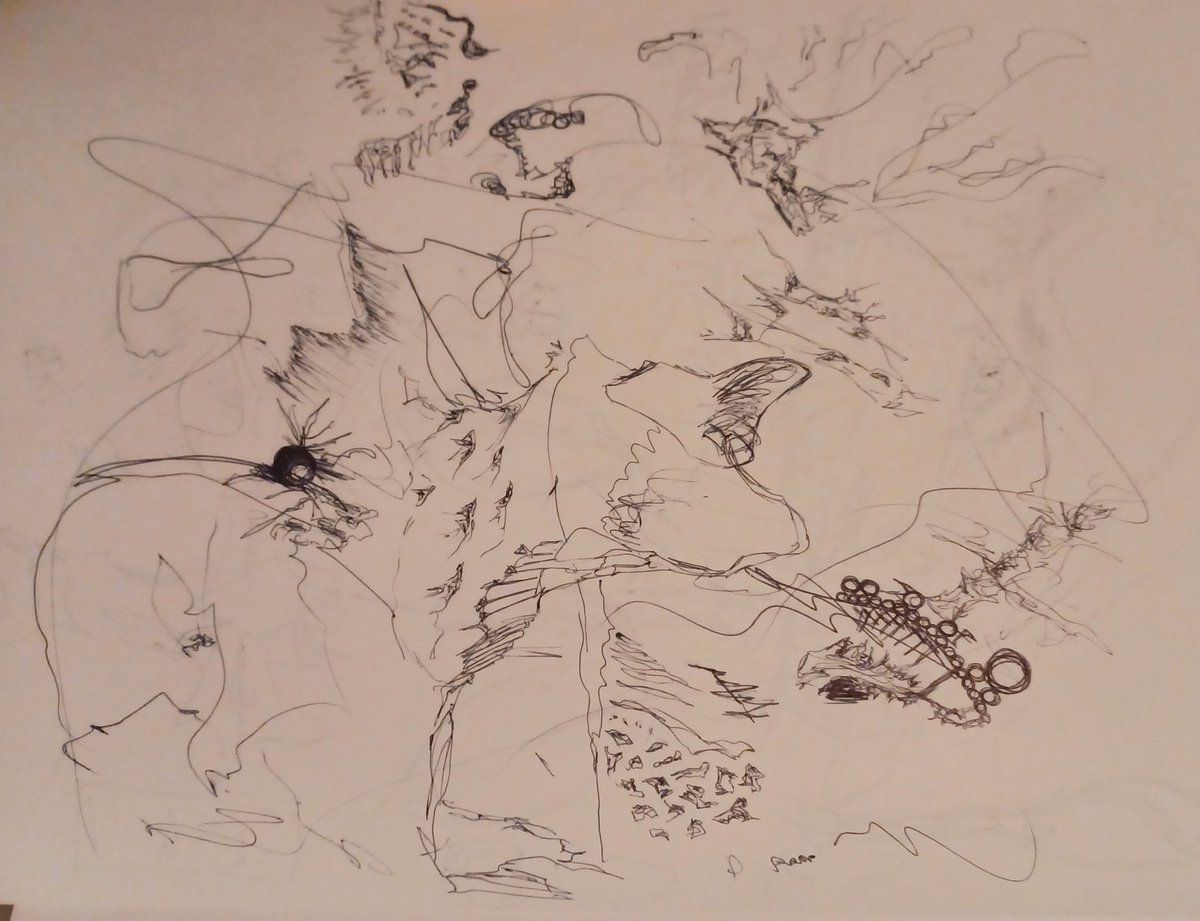 昔の乱筆的なもの。今後もこういうのを投稿予定。
More abstract scribbles to come!