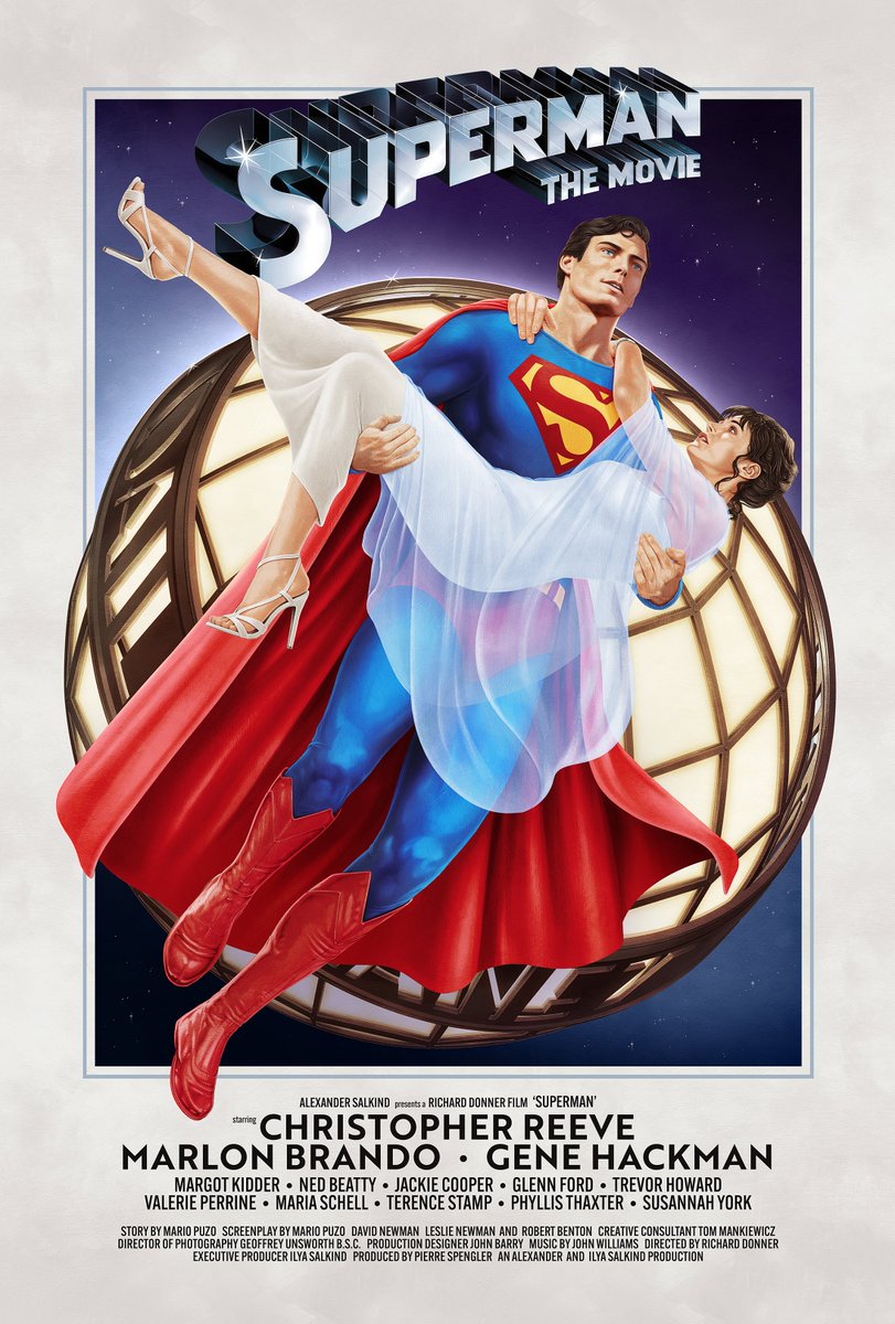 Cool Art - SUPERMAN THE MOVIE by <a href="/AdStothard/">Adam Stothard</a> #superman #supermanthemovie #art #popart #geekart #saturdayart #artsaturday #superhero #dcu