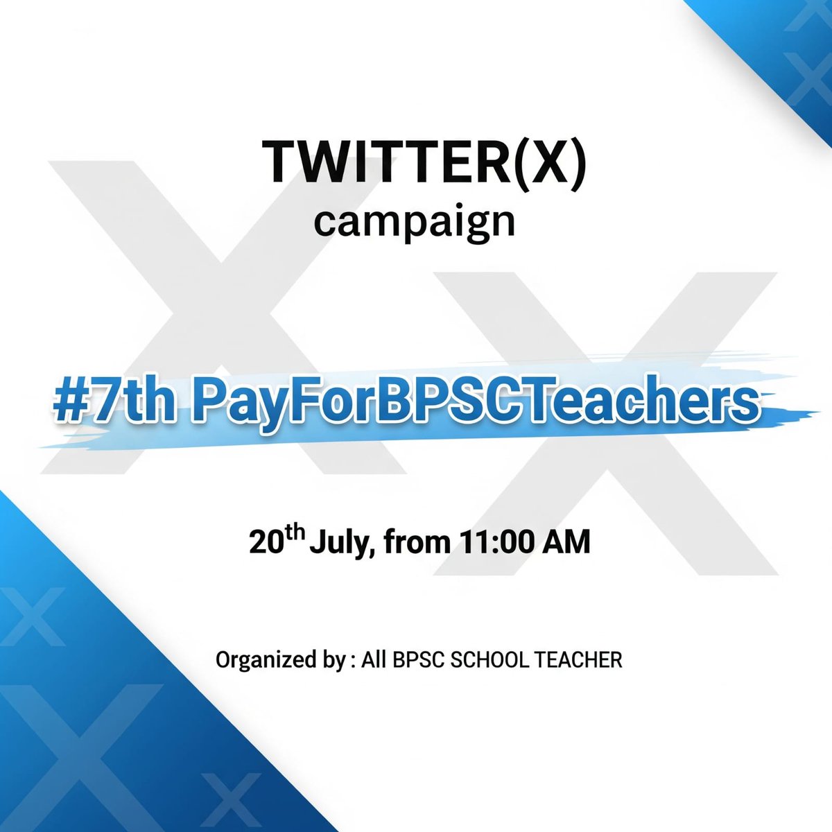 Rahul Yadav (@rahulyadav0797) on Twitter photo *ट्रेंड करने में सहयोग करें।*
#7thPayForBPSCTeachers
<a href="/Rangrez777/">𝐻𝒾.. ⌗𝐵𝕣𝘰ccŏ𝓵𝓲 𝕏</a> <a href="/01shivendra/">Shivendra Pratap Singh</a> <a href="/BiharEducation_/">Education Department, Bihar</a> <a href="/btetctet/">बिहार शिक्षक मंच</a> @BpscTeacher0 <a href="/BPSC_Network/">PKMKB</a> *ट्रेंड करने में सहयोग करें।*
#7thPayForBPSCTeachers
<a href="/Rangrez777/">𝐻𝒾.. ⌗𝐵𝕣𝘰ccŏ𝓵𝓲 𝕏</a> <a href="/01shivendra/">Shivendra Pratap Singh</a> <a href="/BiharEducation_/">Education Department, Bihar</a> <a href="/btetctet/">बिहार शिक्षक मंच</a> @BpscTeacher0 <a href="/BPSC_Network/">PKMKB</a>