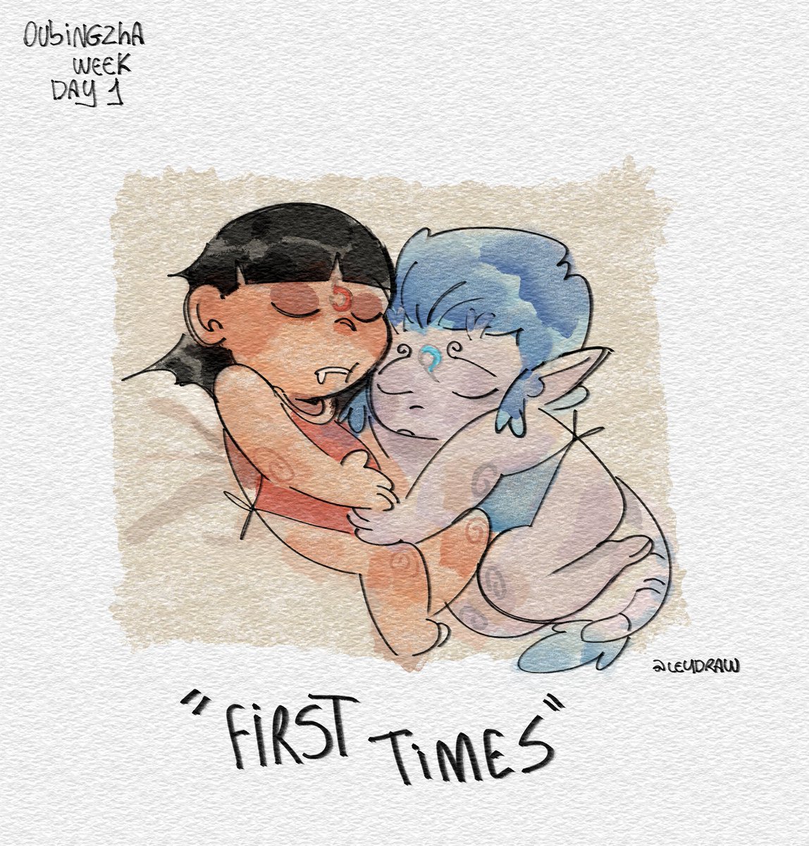 ley_draw's tweet image. Day 1: First time (Or maybe first nap together hehe)
This will be the only complete art this week XD 🙌
#oubingzhaweek25 #oubing #NeZha #NezhaXAoBing #NeZha2 #digitalart #AoBing