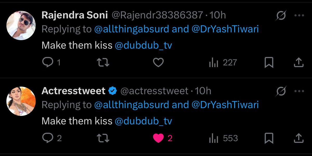 allthingabsurd's tweet image. New Twitter Trend: Post any two humans in one frame and five bots + two unhinged users will yell “MAKE THEM KISS!!” like it’s a hostage situation.
@dubdub_tv