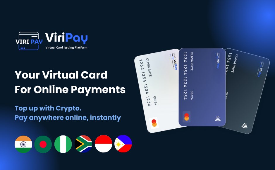eSimBitnet's tweet photo. Dear Partners! 

Introducing @ViriPay Virtual Card Issuing Platform - our new brand for 16 Tier 1,2 &amp; 3 GEOs. Unlock the offer and your new opportunities today!

Details: https://t.co/aORRcQ16wQ

#TraffiLeads #affiliate #affiliatemarketing #ViriPay #virtualcards https://t.co/11ijXmXrBq
