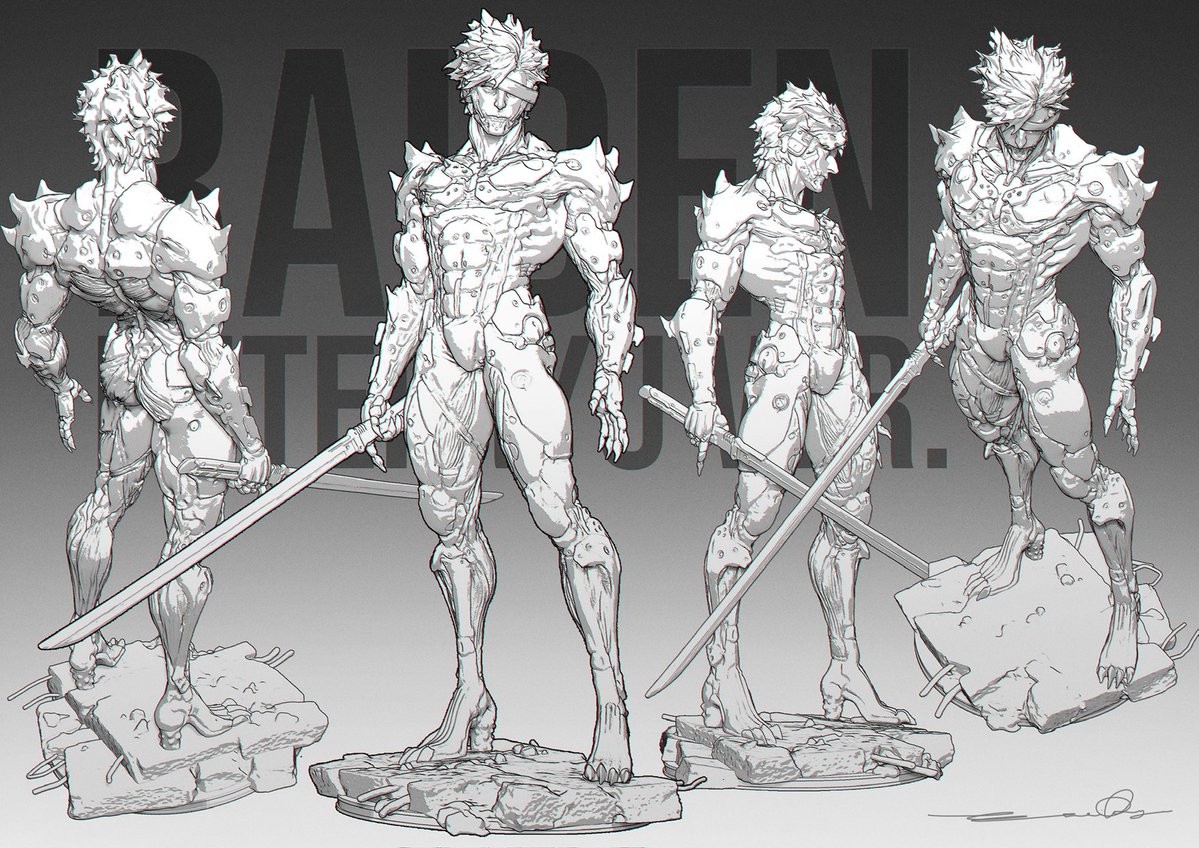 BadZrlwt's tweet image. 『RAIDEN』
ワンフェス ⚡️5-08-03
ガレージキット
1/6、30cm
メタル製刀パーツ、台座付き
イラストカード入り
#WF2025夏 #MetalGear