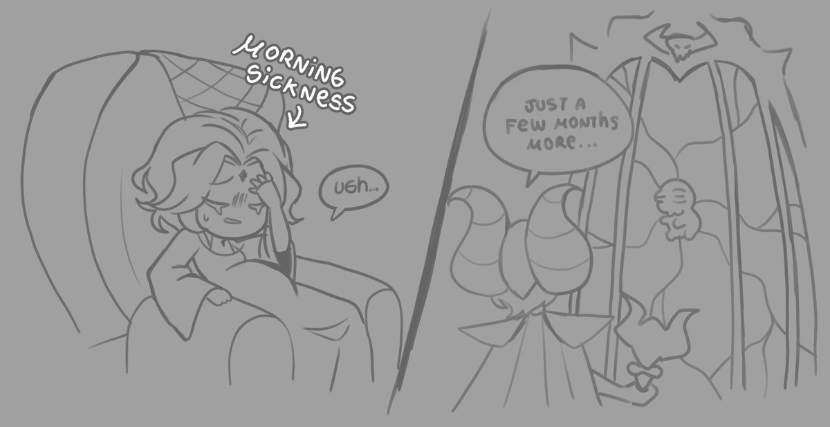 valuvrarte's tweet image. "Did PV fight dark enchantress while pregnant?" -&amp;gt; -nah, they were in a similar situation at the time being i think valuvr.straw.page