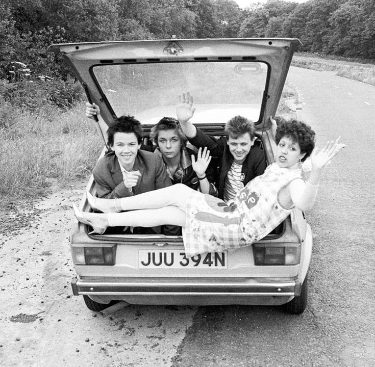 X Ray Spex with Lora Logic on tour, 1977. Photos by &amp; © Ian Dickson.