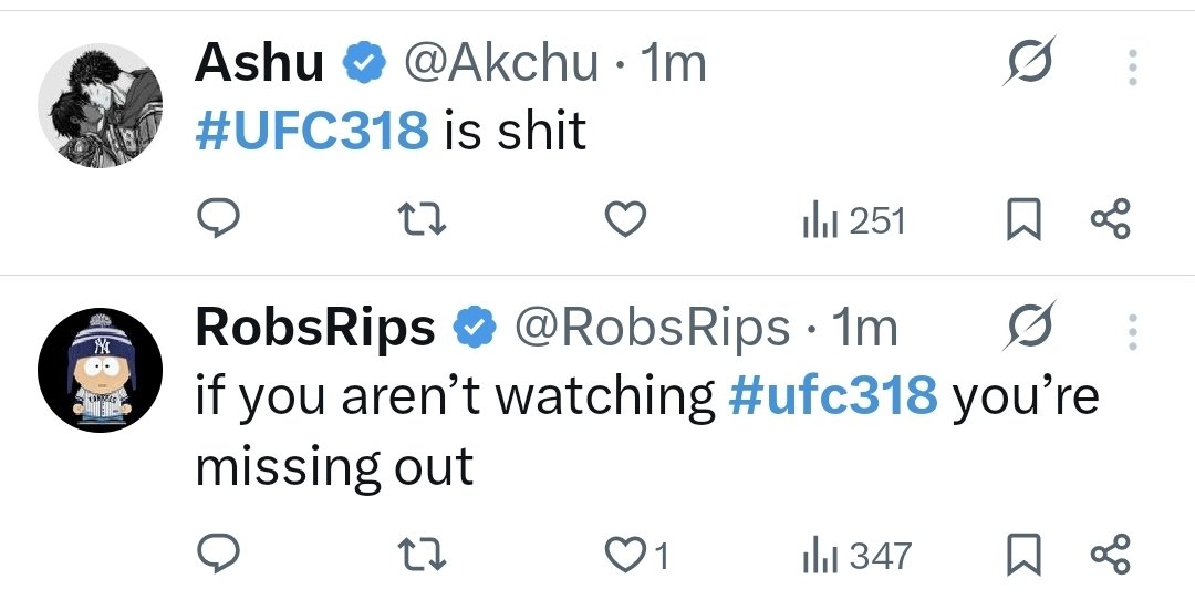 Which is it?  #UFC318
