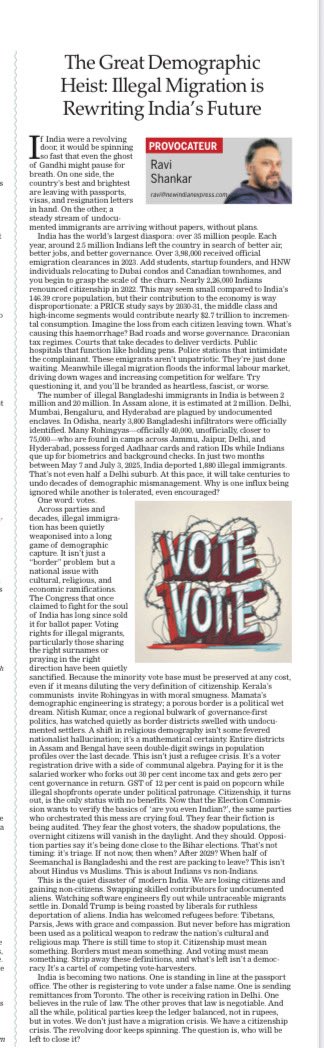 My column in <a href="/NewIndianXpress/">The New Indian Express</a> today which is drawing strong reactions from some