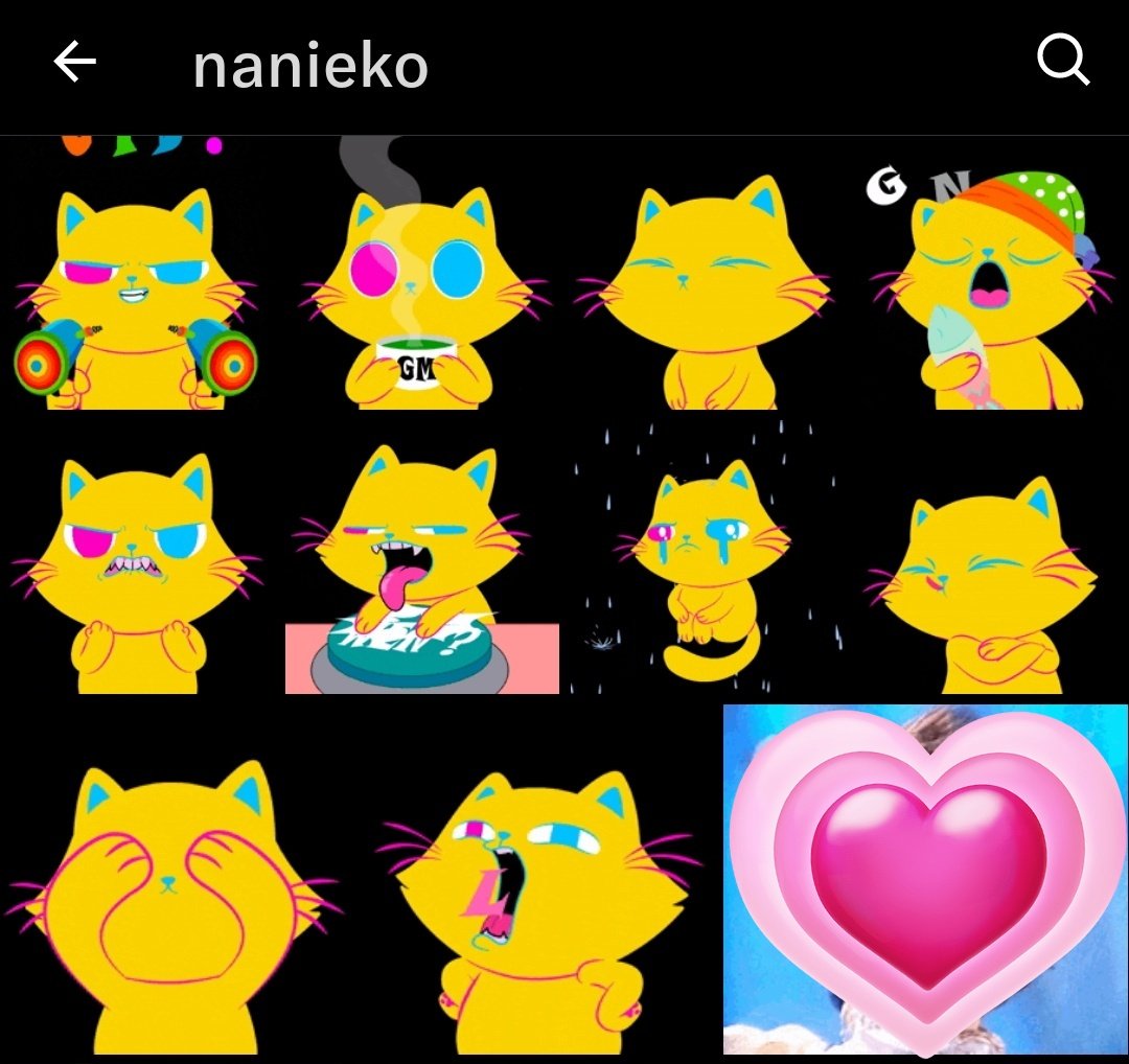 Type “Nanieko” on GIPHY!
New stickers dropping after this release 🎉
Stay tuned—31st July is coming fast! 😽❤️🌟