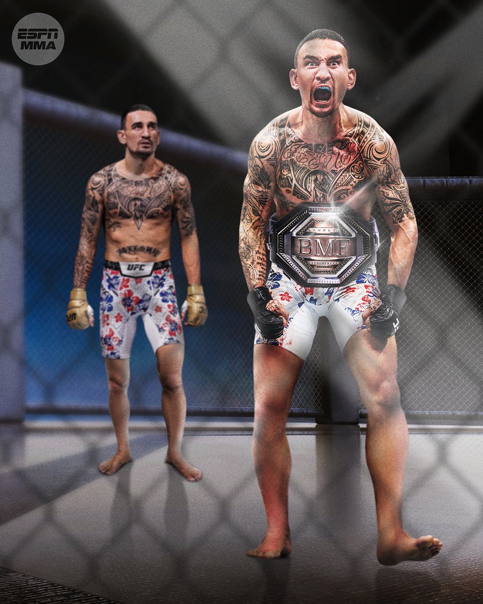 espnmma's tweet image. THE BEST IS BLESSED ONCE AGAIN 🙏
Max Holloway bounces back from his last loss at featherweight to retain the BMF title at lightweight 🏆 #UFC318