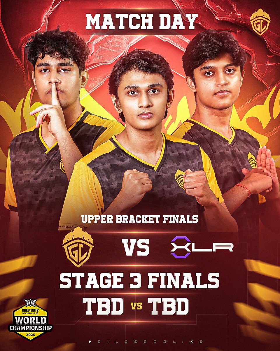 Final day of Stage 3
All eyes on the top spot, let’s finish strong! 💛

#DilSeGodLike #CODMCHAMPS25