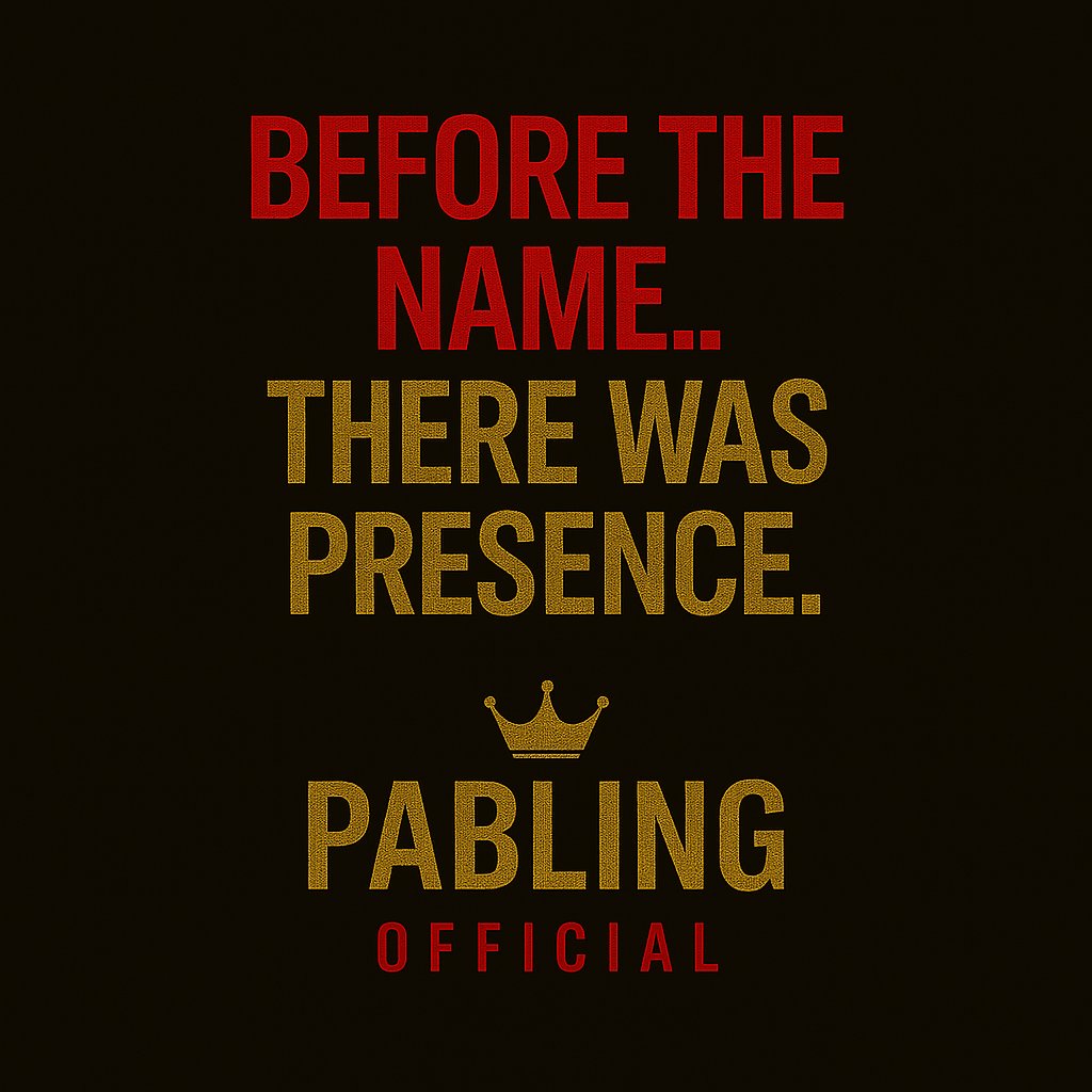 PablingOfficial's tweet image. &quot;Bago ka pa makilala…
Ramdam ka na.
That’s the kind of presence no name can contain.
PABLING is the echo before the introduction.&quot;
#SundayShowdown #PABLING #LegacyVibes #ConfidenceUnspoken #PinoyPresence #EchoBeforeName #MainCharacterMoves